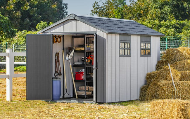 Oakland Shed 7.5x11ft - Grey