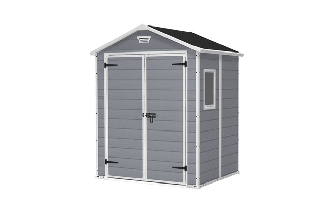 Manor Shed 6x5ft - Grey