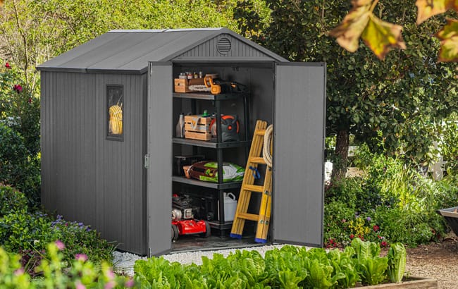 Darwin Shed 6x8ft - Grey