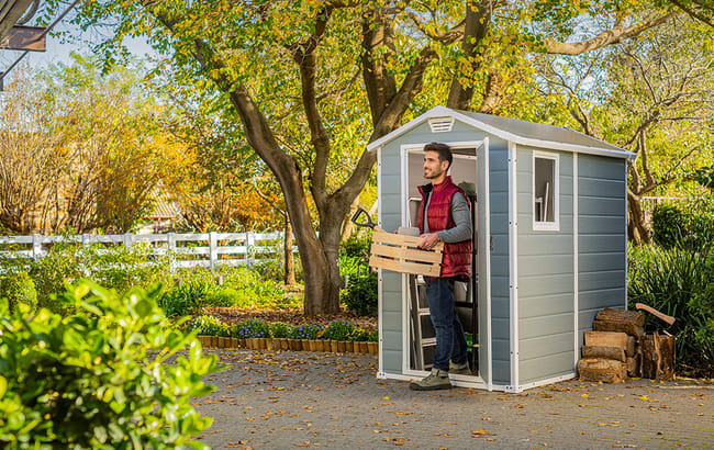 Manor Shed 6x4ft - Grey