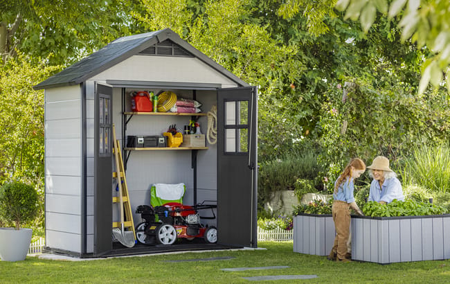 Oakland Shed 7.5x4ft - Grey