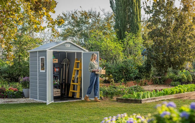 Manor Shed 6x8ft - Grey