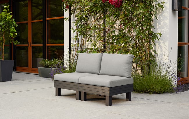 Elements 4 Seater Modular Lounge Set - Graphite