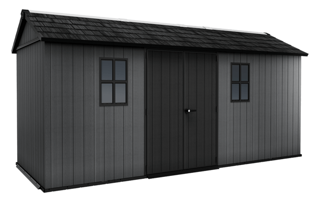 Caseta de exterior Newton Plus 1775 - 230x539x246 cm y 11,2 m2 - Gris