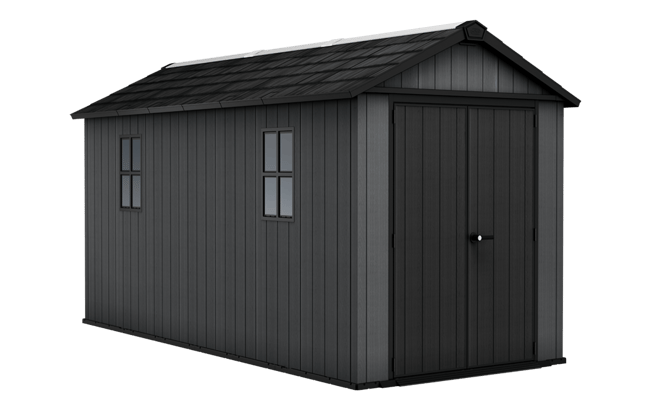 Caseta de exterior Newton Plus 7515 - 230x476x246 cm y 10 m2 - Gris