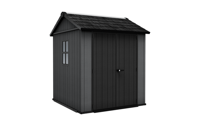 Caseta de exterior Newton Plus 775 - 230x224x246 cm y 4,4 m2 - Gris