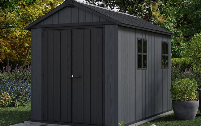 Newton Plus Shed 9x7.5ft - Grey