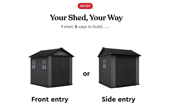 Newton Plus Shed 7.5x7ft - Grey