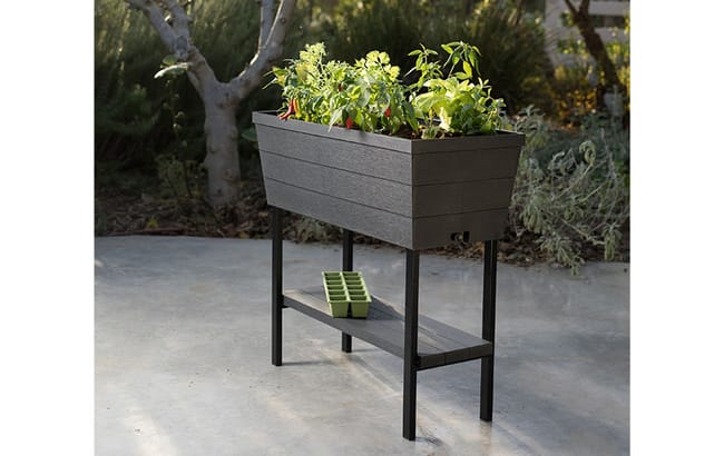 Urban Bloomer Elevated Garden Bed - Grey