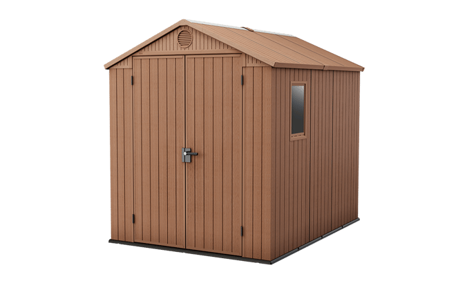 Darwin Shed 6x8ft - Brown