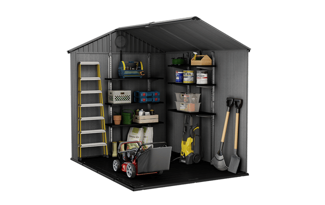 Darwin Shed 6x8ft - Grey