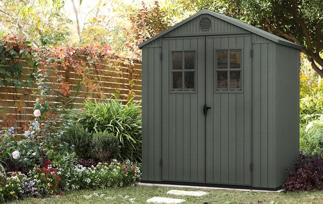 Darwin Shed 6x4ft Double Door - Green