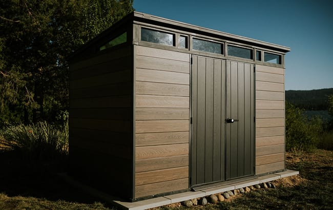 Buy Signature Walnut Brown Large Storage Shed 11x7- Keter Canada