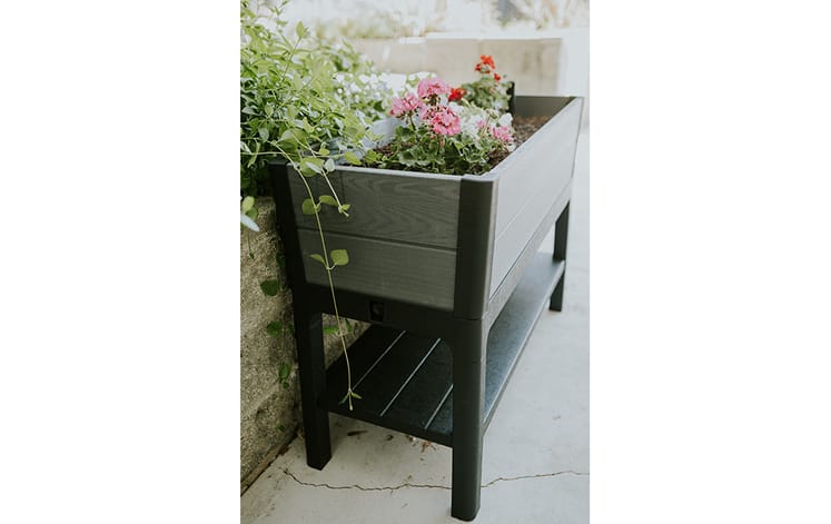 Graphite Darwin 29 Gallon Raised Garden Bed - Keter US