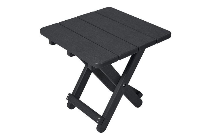 Black Lakeside Square Small Outdoor Side Table - Keter US