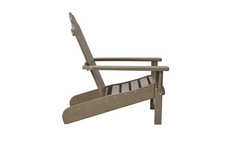 Brown Premium Ozark Resin Adirondack Chair - Keter US