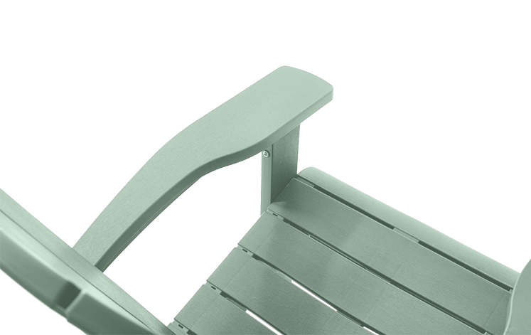 Troy Adirondack Tuinstoel - 81x80x96,5cm - Vintage groen