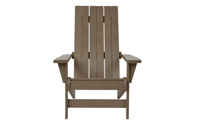 Premium Montauk Brown Outdoor Adirondack Chair - Keter