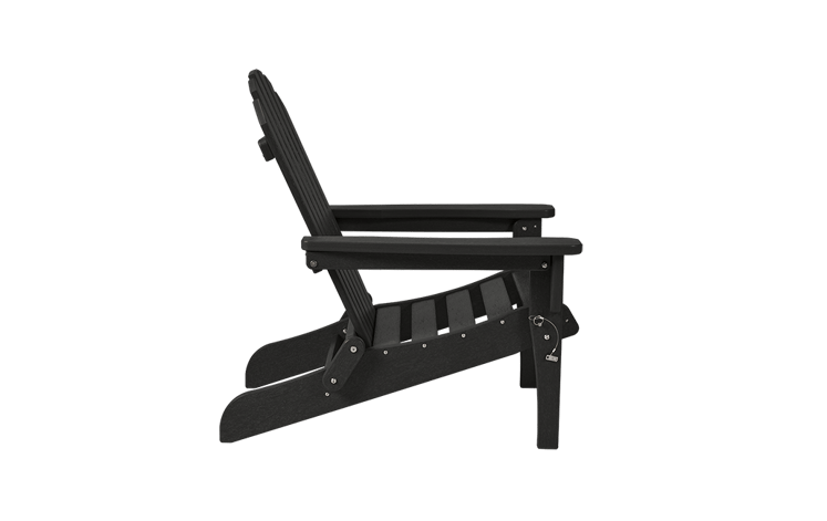 Black Premium Willoughby Folding Adirondack Chair - Keter US