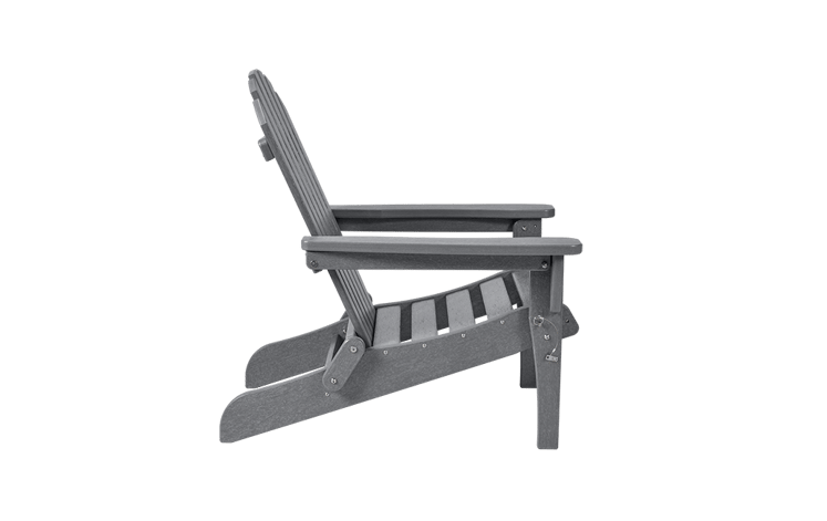 Grey Premium Willoughby Folding Adirondack Chair - Keter US