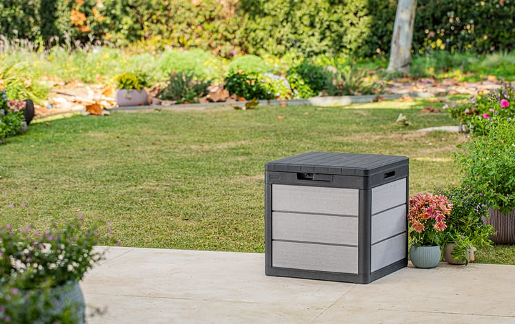 Denali Grey 30 Gallon Storage Deck Box - Keter US