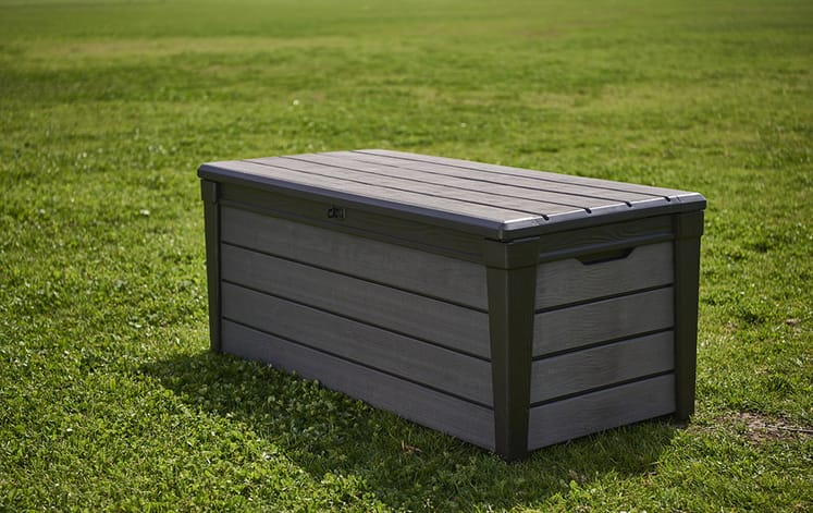 Brushwood Brown 120 Gallon Storage Deck Box - Keter US