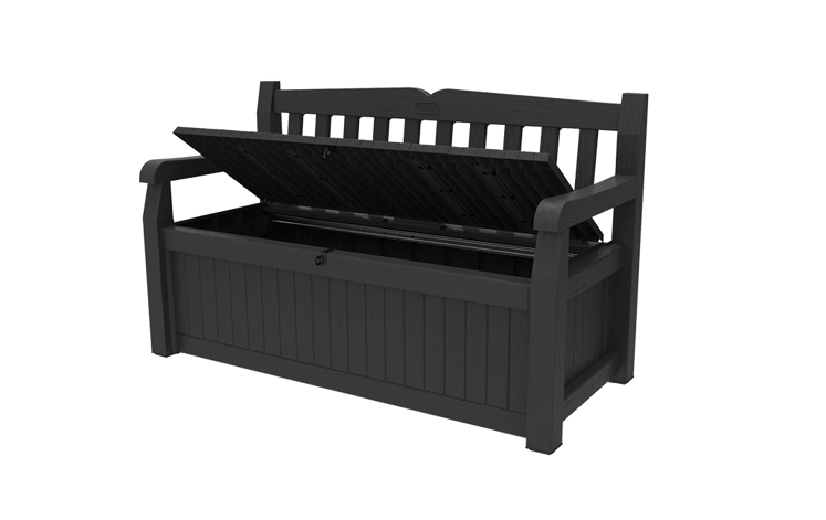 Eden 265L Storage Bench - Grey