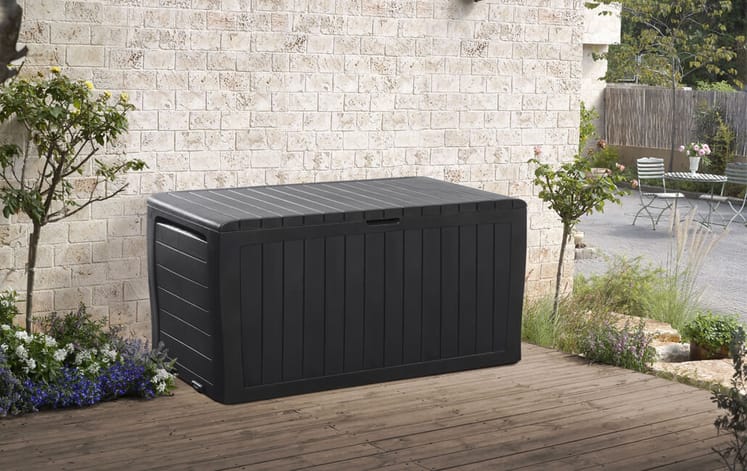 Marvel Graphite 71 Gallon Storage Deck Box - Keter US