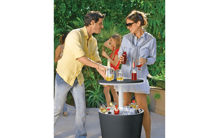 Cool Bar 30L Cooler Table - Grey