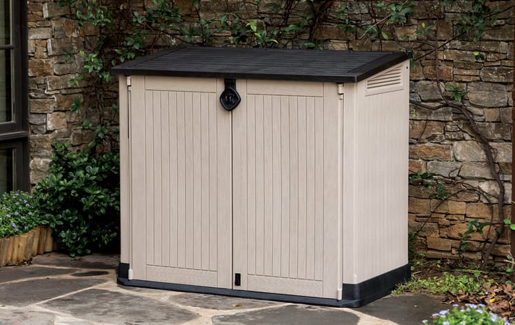 SIO Midi Brown Small Storage Shed - 4x2 Shed - Keter US