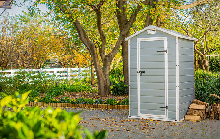 Manor Shed 4x3ft - Grey