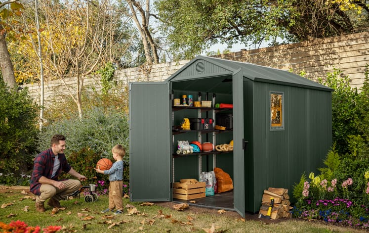 Darwin Shed 6x8ft - Green