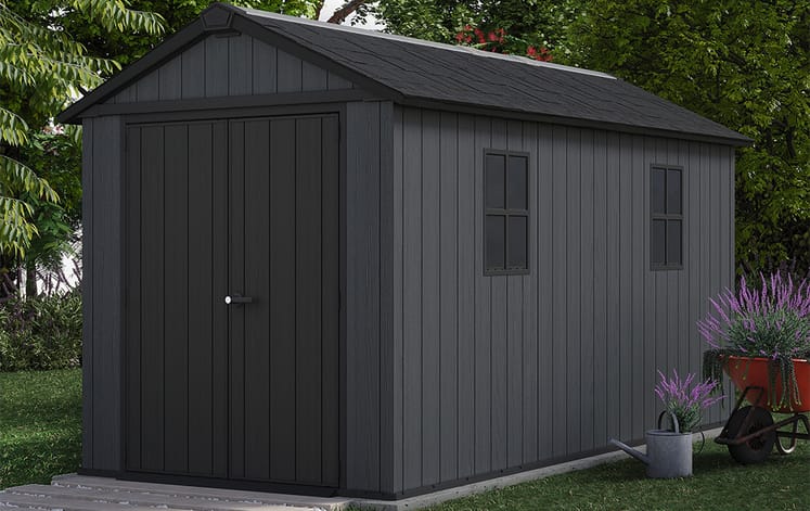 Large Sheds -  Newton Plus Shed 7.5 x 13ft - Keter US