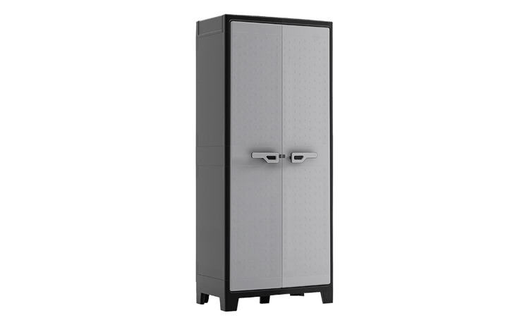 Armoire haute utilitaire modulable Titan - 80x44xH182 cm - Anthracite