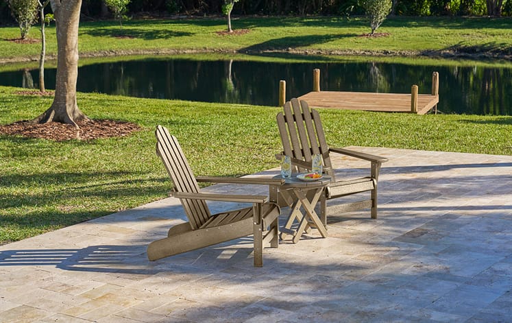 Brown Premium Ozark Resin Adirondack Chair - Keter US