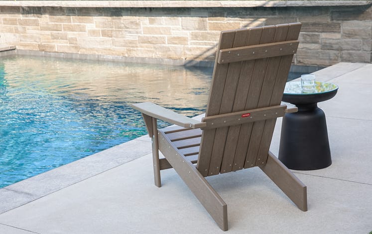 Premium Montauk Brown Outdoor Adirondack Chair - Keter