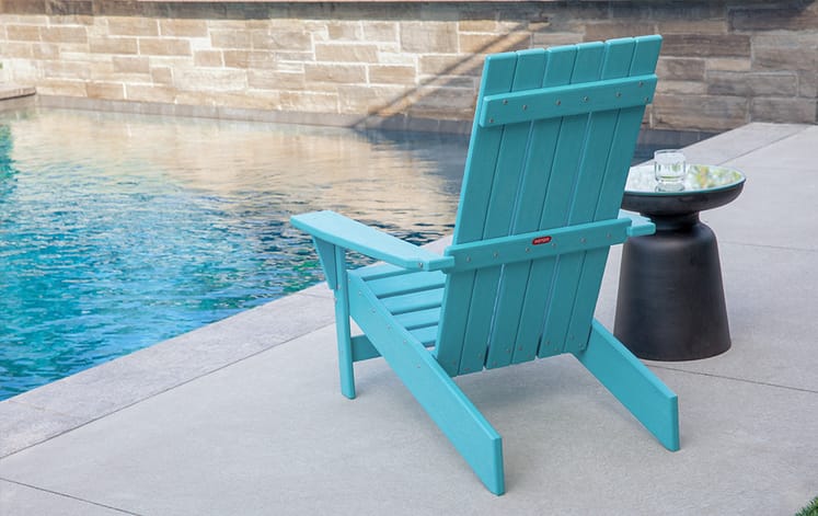 Premium Montauk Teal Outdoor Adirondack Chair - Keter