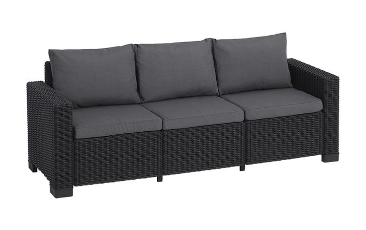 California 9 Seater Corner Lounge Set - Grey