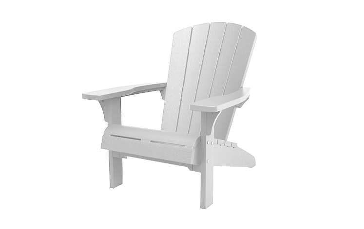 Troy Adirondack Tuinstoel - set van 2 - 81x80x96,5cm - Wit