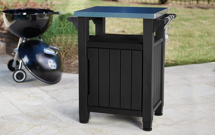 Unity Classic Barbecuetafel -76,5x52x90cm - Antraciet