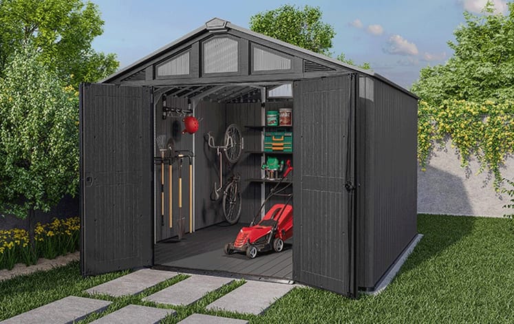 Stronghold 10x11.5 Shed - Grey