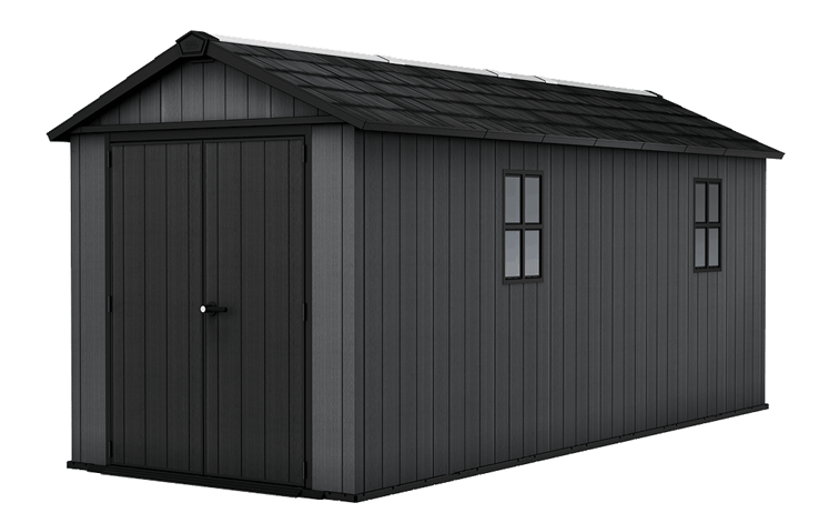 Large Sheds -  Newton Plus Shed 7.5 x 17ft - Keter US