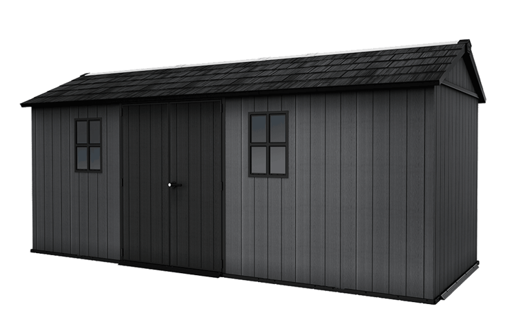 Newton Plus 1775 Tuinhuis - 539x230x246cm - Grijs