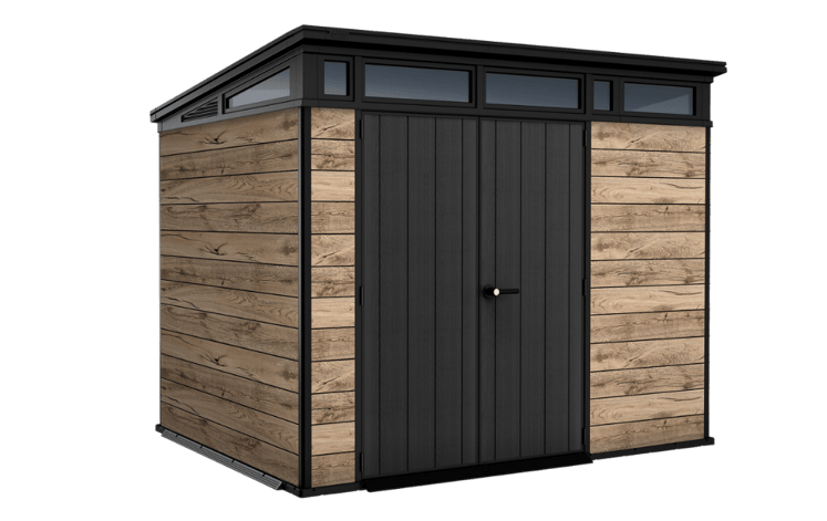 Signature Pine Brown Storage Shed - 9x7 Shed - Keter US