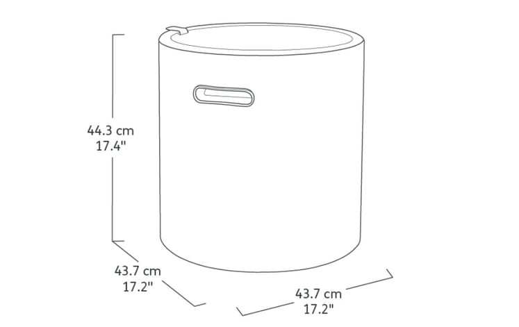 Table glacière 39L - Beige