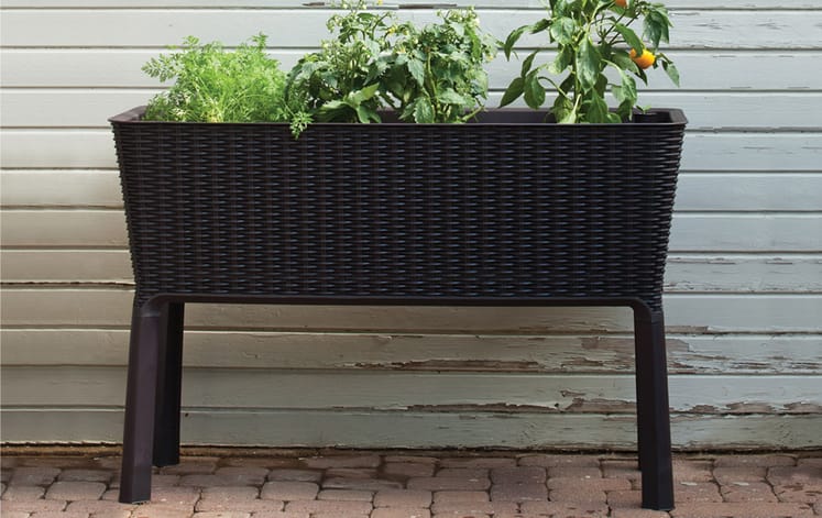 Easy Grow Elevated Garden Bed - Brown