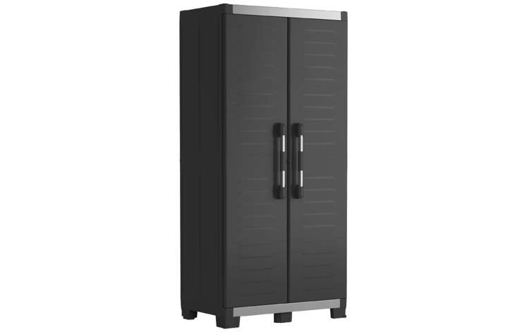 Armoire Haute XL Garage - 89x54xH188 cm - Noir