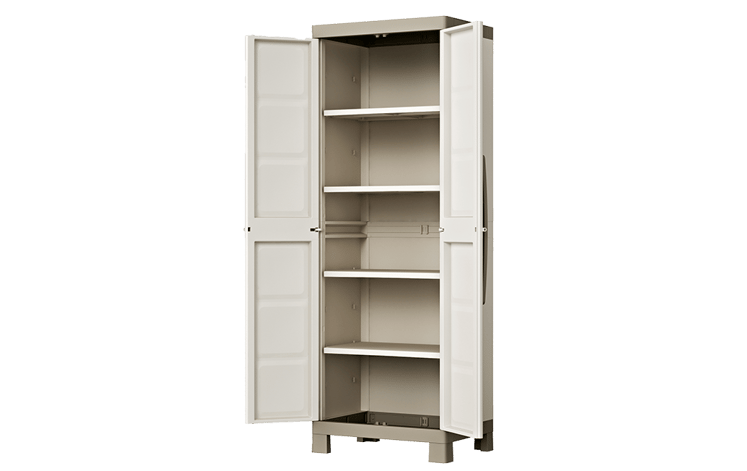 Armoire haute Excellence - 65x45xH182 cm - Beige