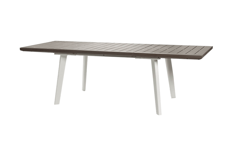 Mesa comedor de exterior Harmony extensible 162–241x100.5x76.5 cm - Capuchino