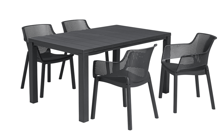 Elisa Dining Chair Set of 6 - Grey